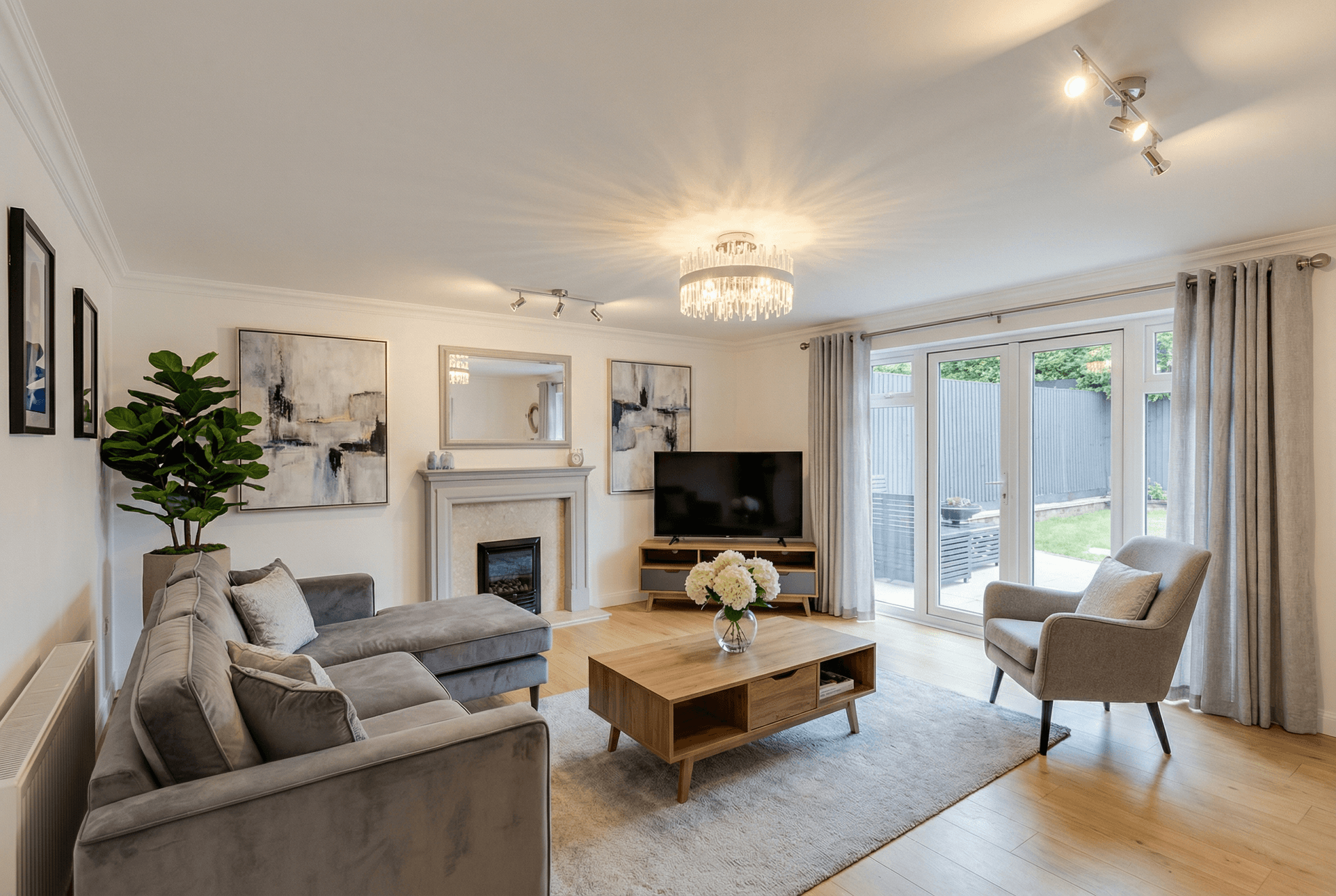 After virtual staging