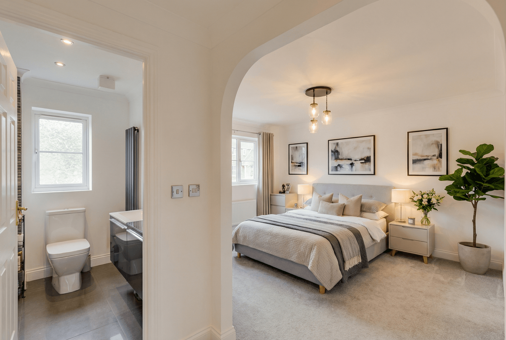 After virtual staging