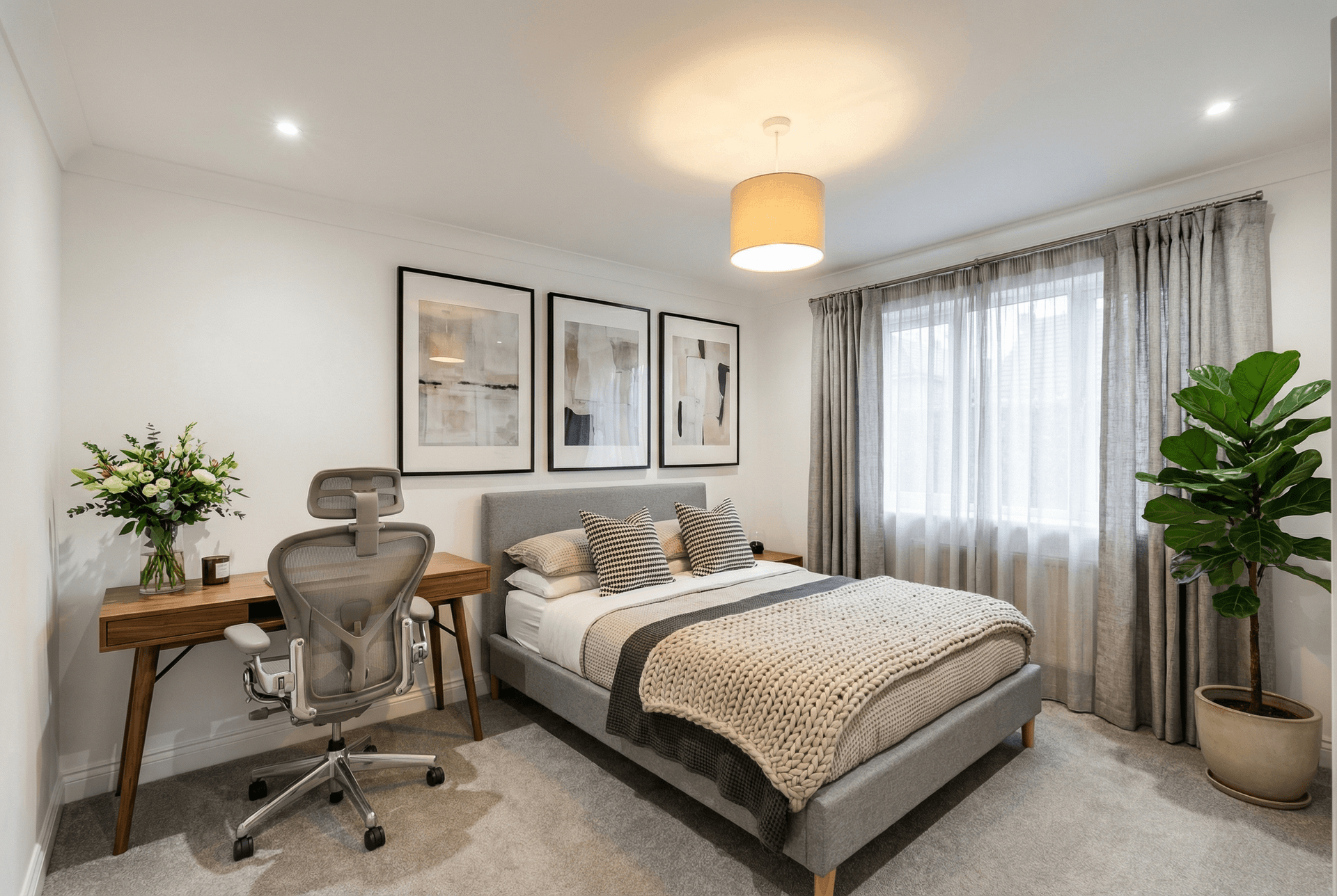 After virtual staging