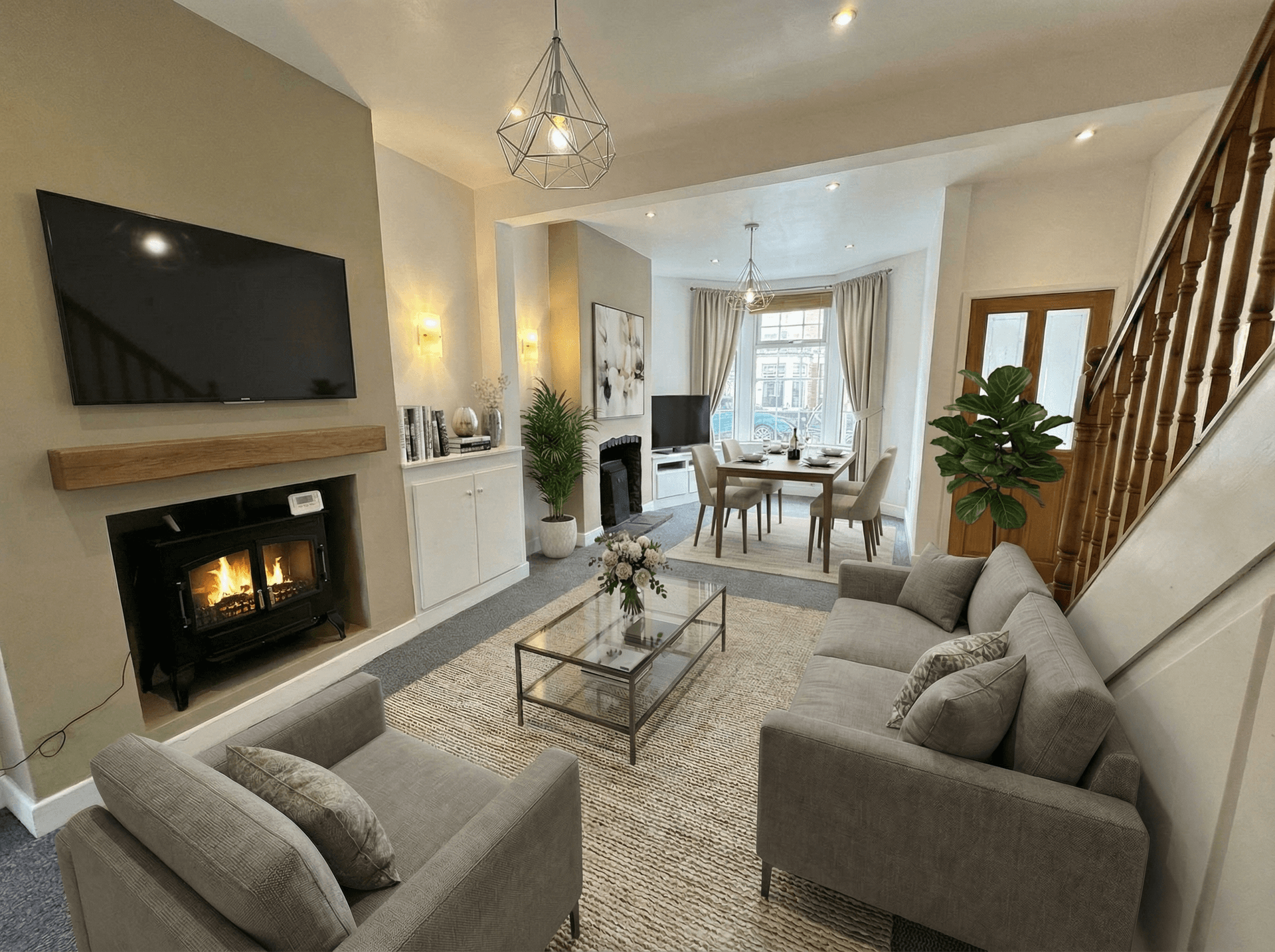 After virtual staging