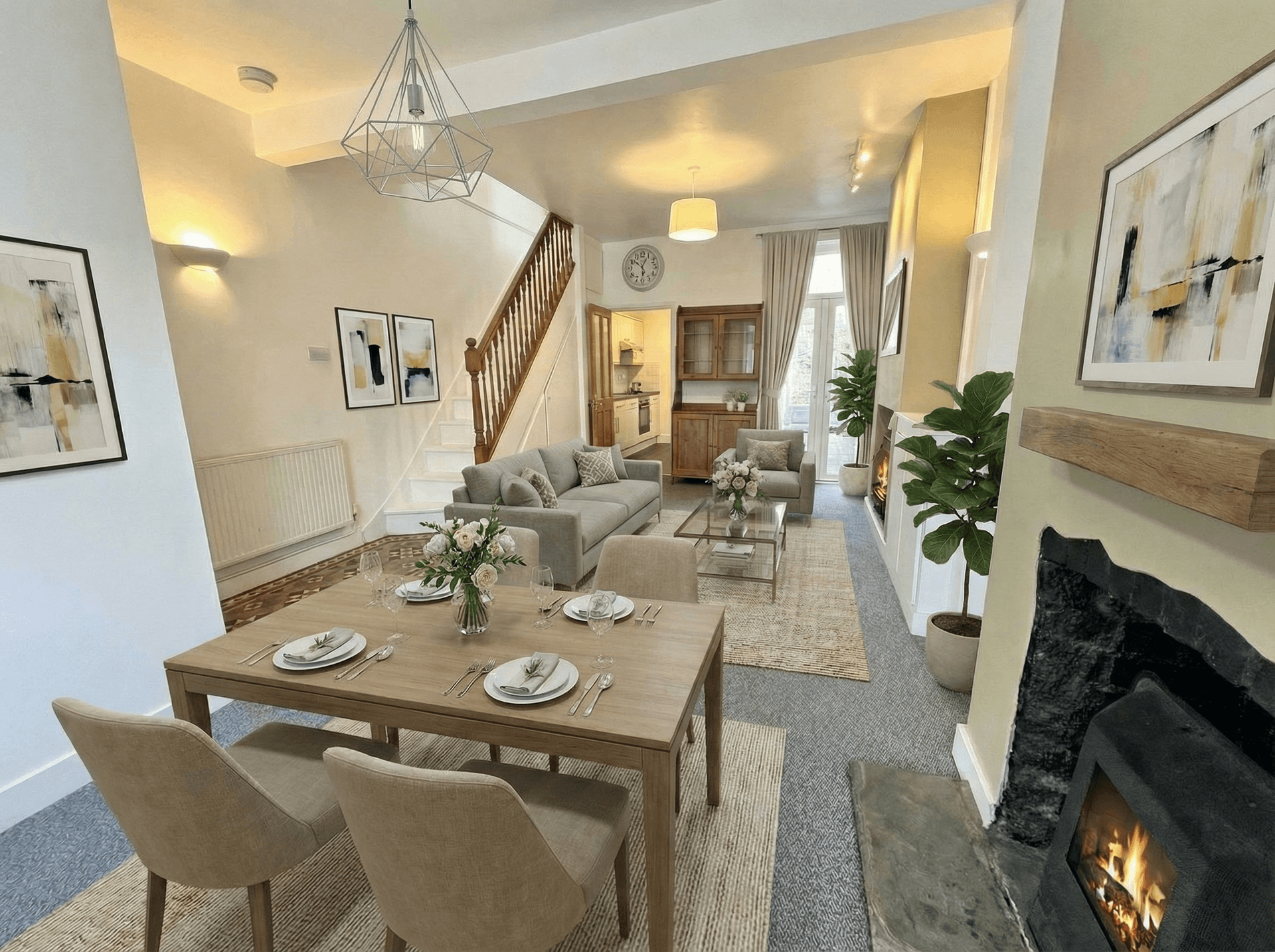 After virtual staging